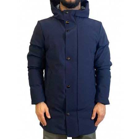 HESKIMO FROST-LONG PARKA BLUE HE744015 - GIUBBINO - HèSKIMO