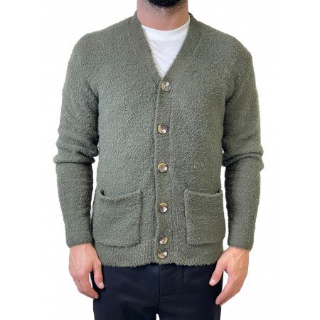 SEINSE CARDIGAN VERDE MI2816SS - Maglieria - SEINSE