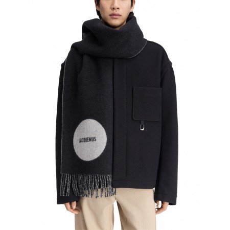JACQUEMUS L'ECHARPE ROND CARRE' 246AC687-5202-090 - Accessori abbigliamento - JACQUEMUS