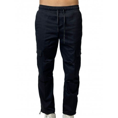 YES LONDON CARGO NERO XP3245 - Pantaloni - YES LONDON