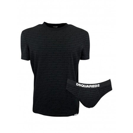 DSQUARED T-SHIRT+SLIP D9H135510 001 - Intimo - DSQUARED