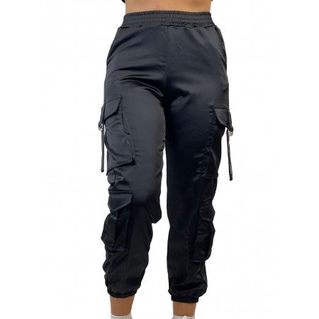 JAYCI CARGO NERO 24IJA91363 - Pantaloni - JAYCI