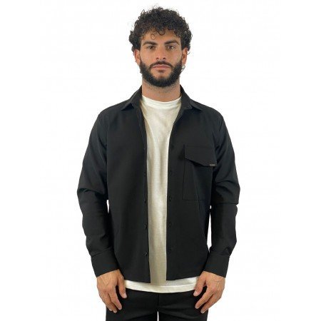 PRIME CAMICIA NERA AG7037 - Camicie - PRIME