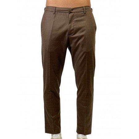 PRIME PANTALONE FRESCO LANA MORO AG2404 - Pantaloni - PRIME