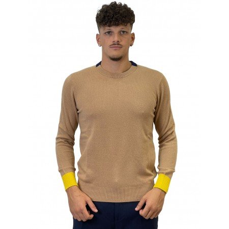 DIKTAT MAGLIONCINO CAMMELLO DK77043 - Maglieria - DIKTAT