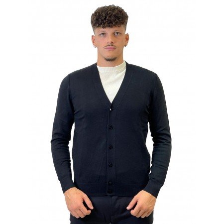 DIKTAT CARDIGAN NERO DK77004 - Maglieria - DIKTAT