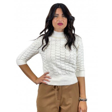 MARKUP MAGLIONE MW760119 BIANCO - Maglieria - MARKUP