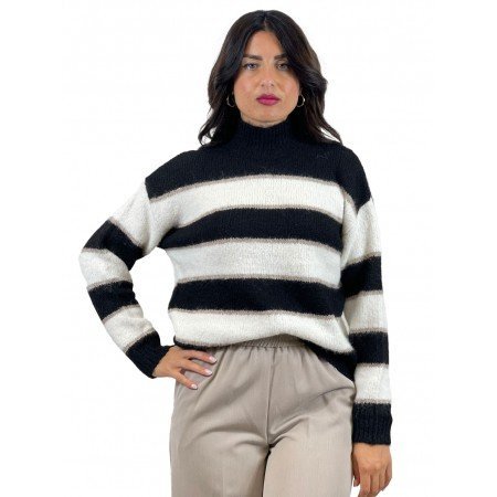 MARKUP MAGLIONE MW760124 NERO - Maglieria - MARKUP