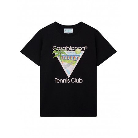 CASABLANCA TENNIS CLUB ICON T-SHIRT 001-12 - Maglieria - CASABLANCA