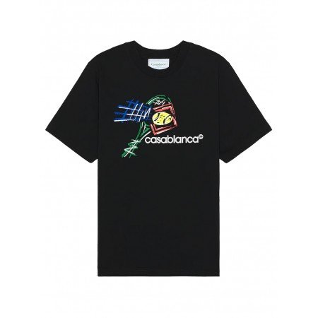 CASABLANCA CROQUIS DE TENNIS T-SHIRT - Maglieria - CASABLANCA