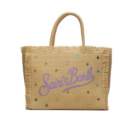 MC2 SAINT BARTH VANITY STRAW STRASS 00057F - Borse - MC2 SAINT BARTH