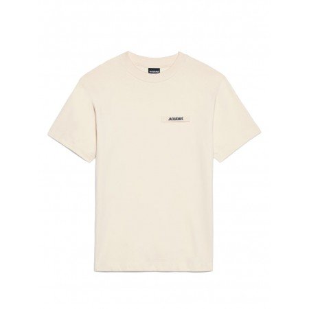 JACQUEMUS LE TSHIRT GROS GRAIN BEIGE - Maglieria - JACQUEMUS