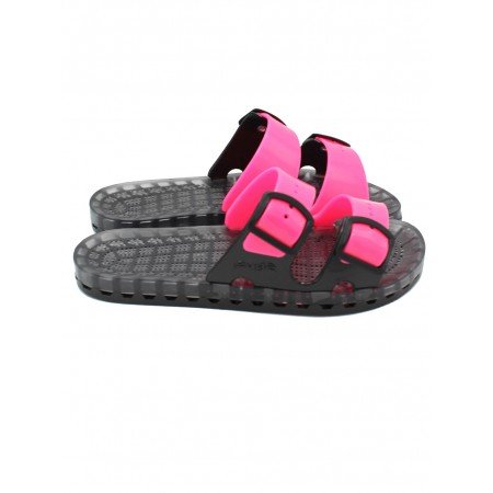 SENSI LA JOLLA BLACK FLUO FUCSIA - Scarpe - SENSI