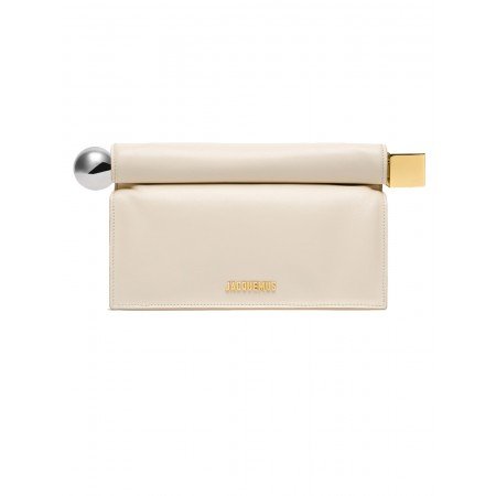 JACQUEMUS POCHETTE ROND CARRE' 233BA356-3171-115 - Borse - JACQUEMUS