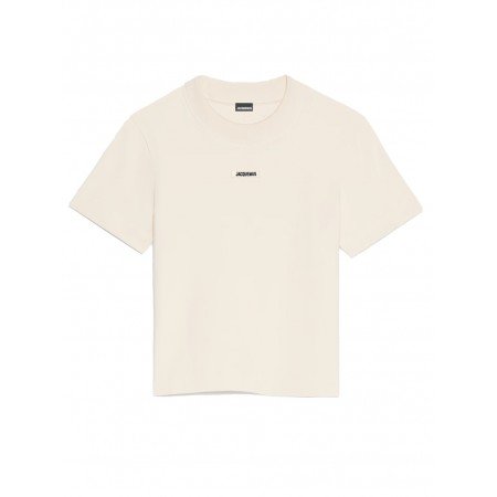 JACQUEMUS LE TSHIRT GROS GRAIN LIGHT BEIGE - Maglieria - JACQUEMUS