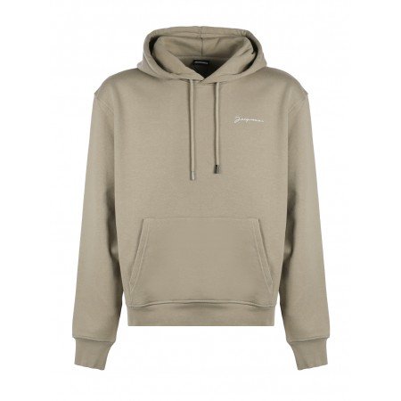 JACQUEMUS LE SWEATSHIRT BRODE LIGHT KHAKI - Felpe - JACQUEMUS