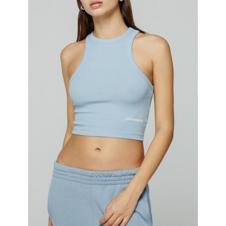 HINNOMINATE CROP TOP AZZURRO HMABW01625 - Maglieria - HINNOMINATE