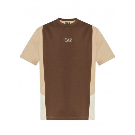 ARMANI T-SHIRT 7M000276 AF12874 CHOCOLATE BROWN - Maglieria - ARMANI