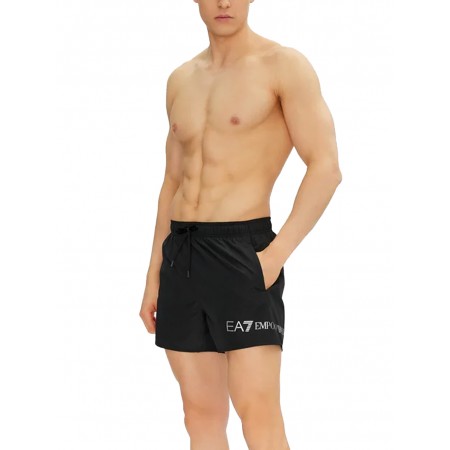 ARMANI COSTUME 7M000519 AF13049 BLACK/SILVER - Costumi da bagno - ARMANI