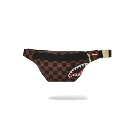 SPRAYGROUND MARSUPIO PEEKING CHARACTER CHECK CROSSBODY - ACCESSORI VALIGIERIE - sprayground