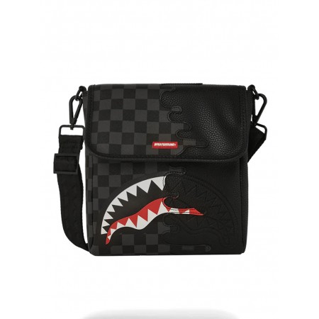 SPRAYGROUND TRACOLLA UNFINISHED SHARK MESSENGER SLING - BORSA - sprayground