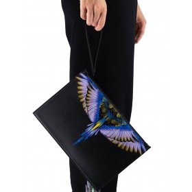 COUNTY OF MILAN POCHETTE COMAF250135UNICA0843 NERO/BLUE - Borse - COUNTY OF MILAN