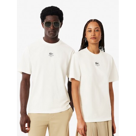 LACOSTE T-SHIRT TH2739 00 70V BIANCA - T SHIRT - LACOSTE