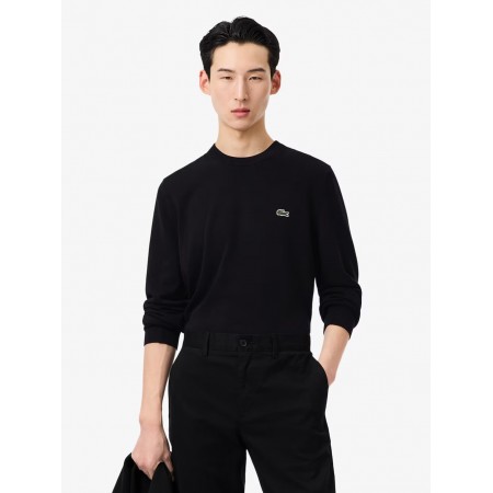 LACOSTE PULLOVER AH0128 00 031 NERO - PULLOVER - LACOSTE