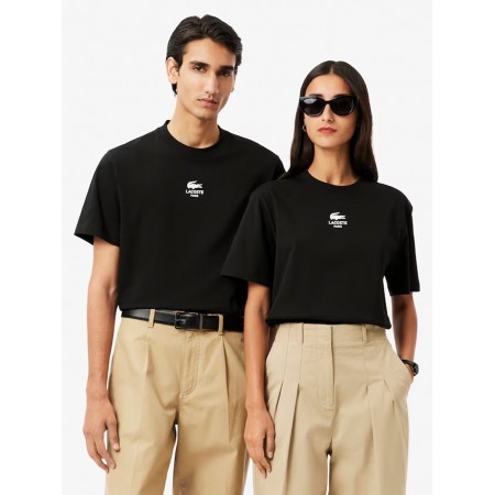 LACOSTE T-SHIRT TH2739 00 031 NERA - abbigliamento - LACOSTE