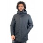 HESKIMO LONG PARKA RUBBER TOUCH IMBOTTITO HE9440016 NERO - GIUBBINO - heskimo