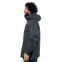 HESKIMO LONG PARKA RUBBER TOUCH IMBOTTITO HE9440016 NERO - GIUBBINO - heskimo