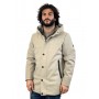 HESKIMO LONG PARKA RUBBER TOUCH IMBOTTITO HE9440016 BEIGE - GIUBBINO - heskimo