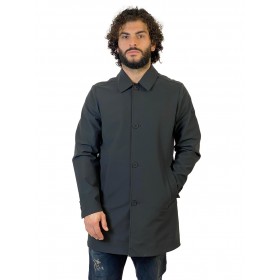 HESKIMO GIUBBOTTO COLLO CAMICIA TECH BONDED NERO HE9440014 - GIUBBINO - HèSKIMO