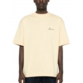 JACQUEMUS T-SHIRT HALTERES BEIGE - t-shirt - JACQUEMUS