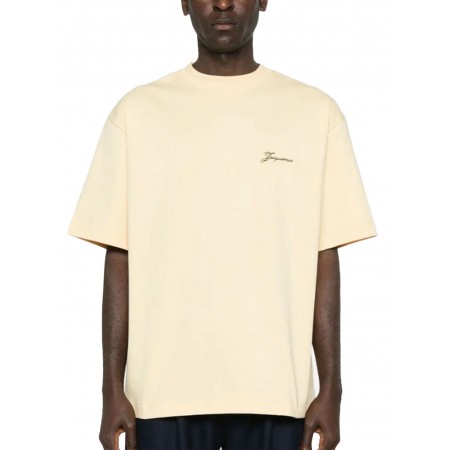 JACQUEMUS T-SHIRT HALTERES BEIGE - t-shirt - JACQUEMUS
