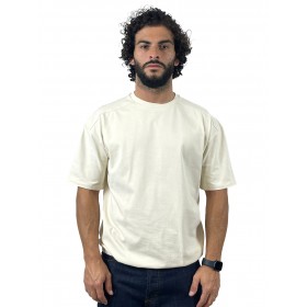 YES LONDON T-SHIRT BEIGE XM4216 - Maglieria - YES LONDON