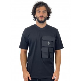 YES LONDON T-SHIRT NERO/NERO XM4208 - Maglieria - YES LONDON