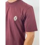 YES LONDON T-SHIRT BORDEAUX XM4218 - Maglieria - YES LONDON