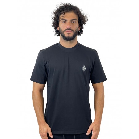 YES LONDON T-SHIRT NERA XM4218 - Maglieria - YES LONDON