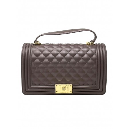 MARC ELLIS SQUARE M COCOA/LIGHT GOLD - Borse - MARC ELLIS