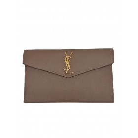 SAINT LAURENT POCHETTE UPTOWN GRAIN DE POUDRE EMBOSSED LEATHER - Accessori - SAINT LAURENT