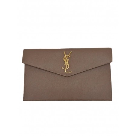 SAINT LAURENT POCHETTE UPTOWN GRAIN DE POUDRE EMBOSSED LEATHER - Accessori - SAINT LAURENT