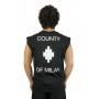 COUNTY OF MILAN BY MARCELO BURLON CANOTTA S6CMMATH098 BLACK - abbigliamento - COUNTY OF MILAN