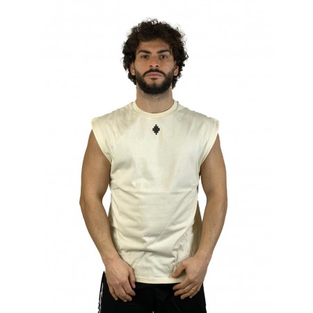 COUNTY OF MILAN BY MARCELO BURLON CANOTTA S6CMMATH098 COCONUT - abbigliamento - COUNTY OF MILAN