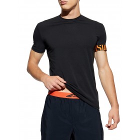 DSQUARED T-SHIRT D9M3S5980 NERO/ARANCIO - Intimo - DSQUARED