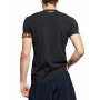 DSQUARED T-SHIRT D9M3S5980 NERO/ARANCIO - Intimo - DSQUARED