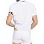 DSQUARED T-SHIRT D9M3S5980 BIANCO/NERO - Intimo - DSQUARED