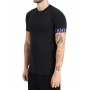 DSQUARED T-SHIRT D9M3S5980 NERO/VIOLA - Intimo - DSQUARED